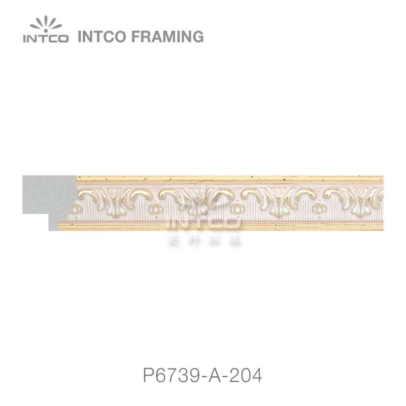 P6739-A-204 PS Patina picture frame moulding swatch sample