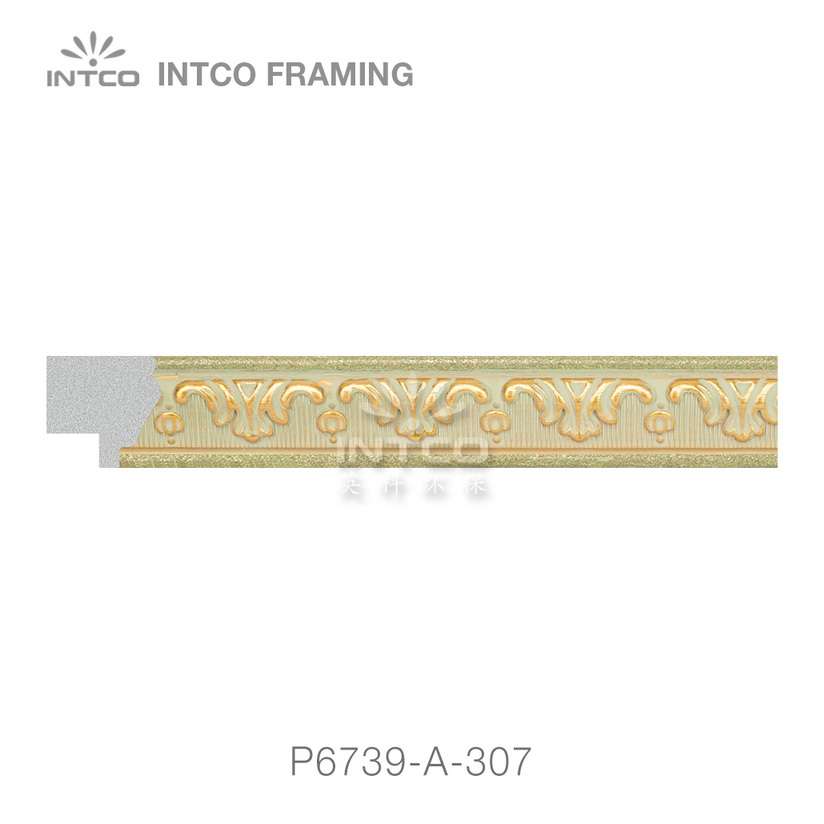 P6739-A-307 PS Patina picture frame moulding swatch sample