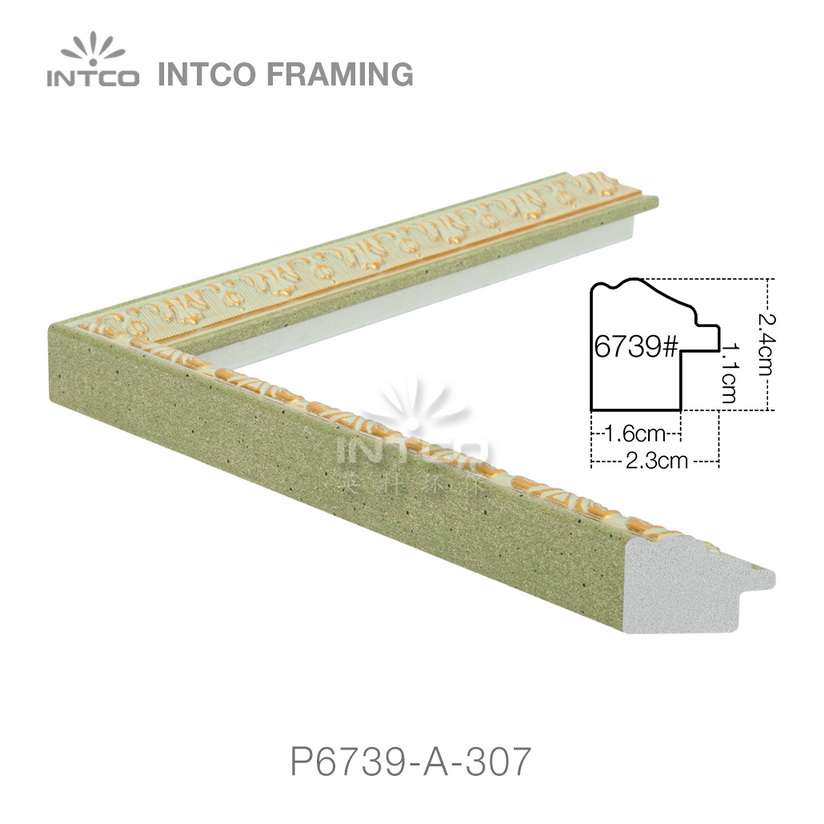 P6739-A-307 PS Patina picture frame moulding drawing