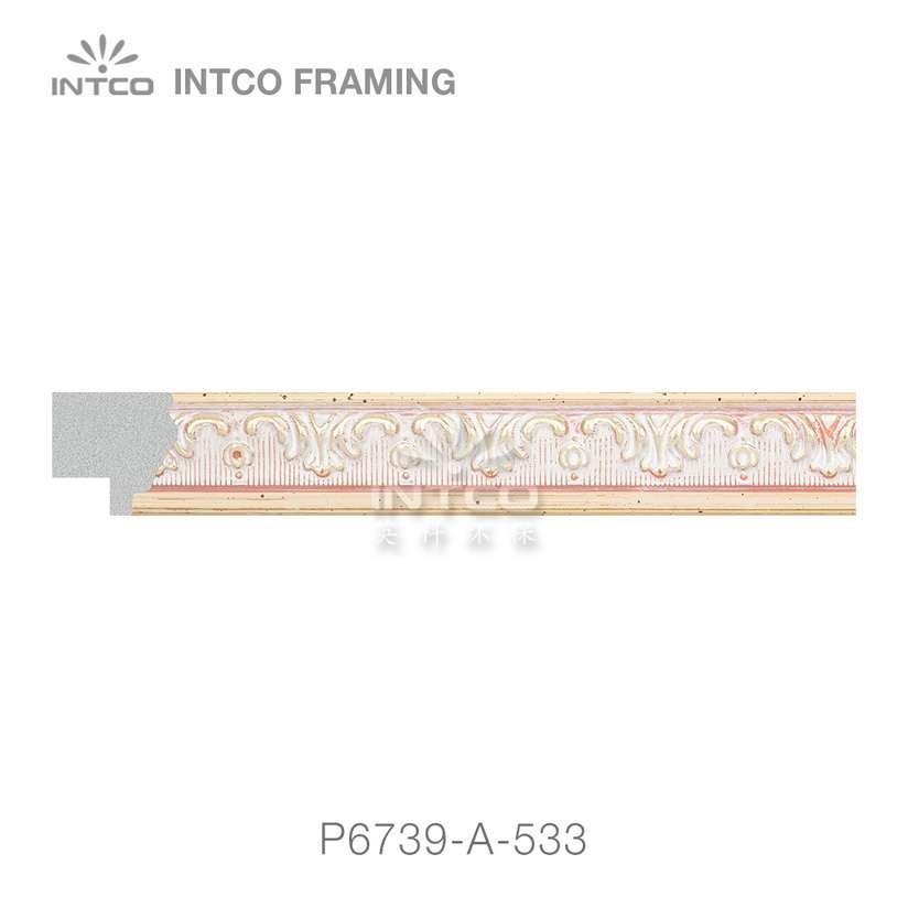 P6739-A-533 PS Patina picture frame moulding swatch sample