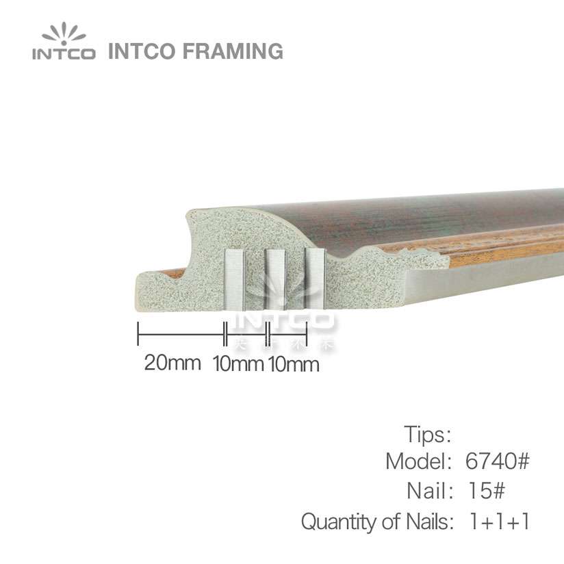 nailing tips for #P6740 picture frame moulding