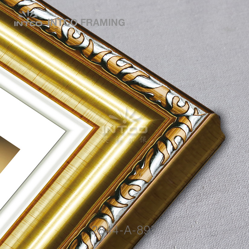 Vintage gold picture frame moulding