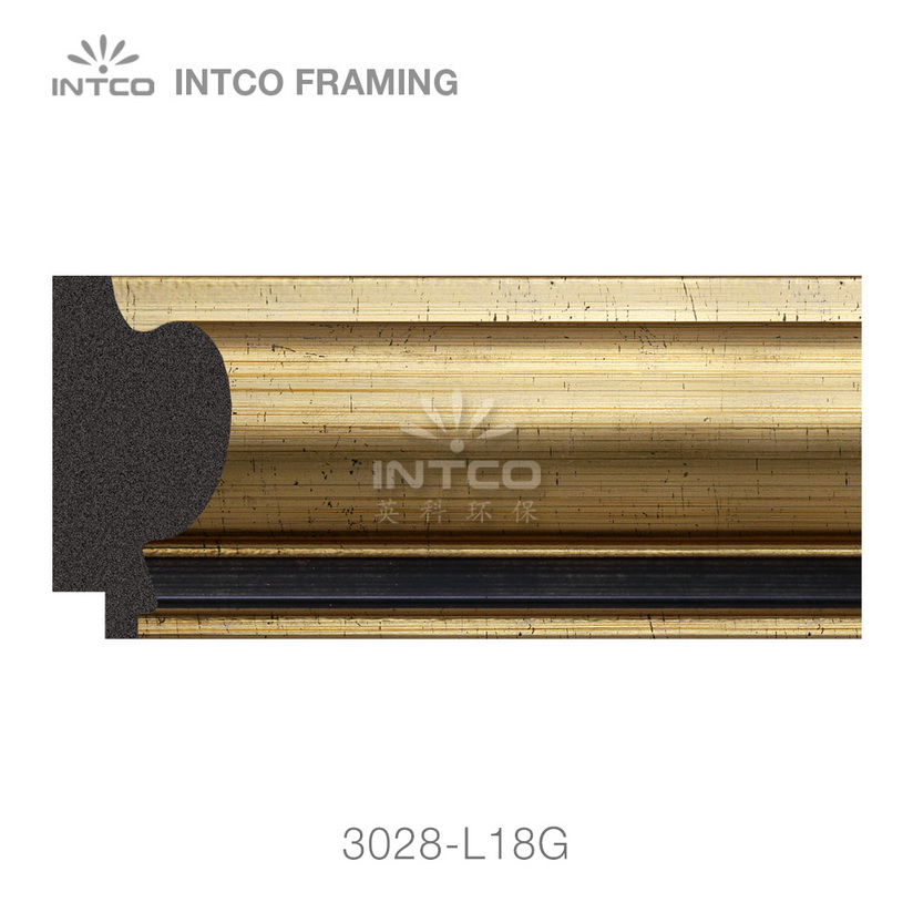 antique gold picture frame moulding