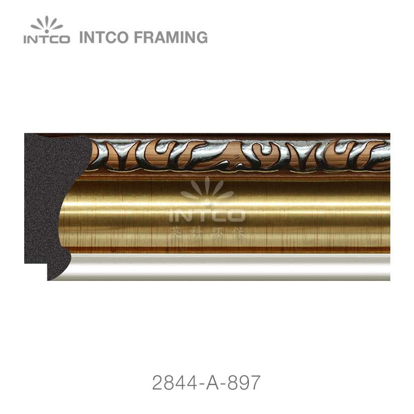 Vintage gold picture frame moulding