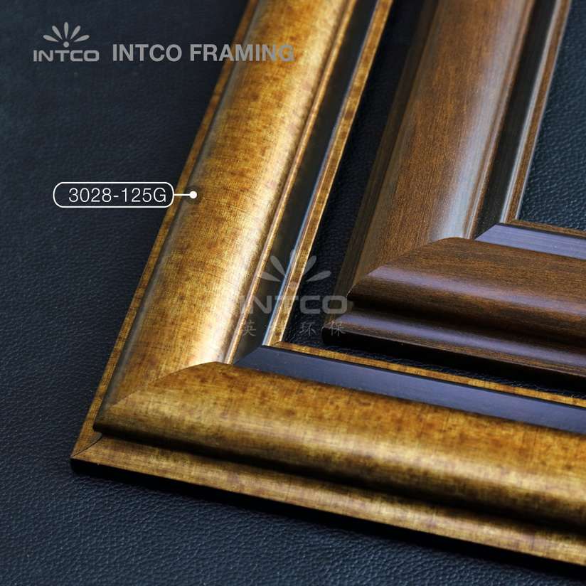 antique gold picture frame moulding