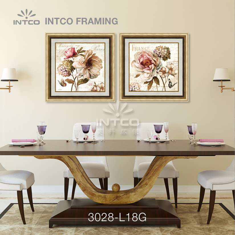 antique gold picture frame moulding