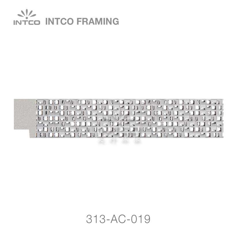 INTCO 313-AC-019 silver picture frame moulding