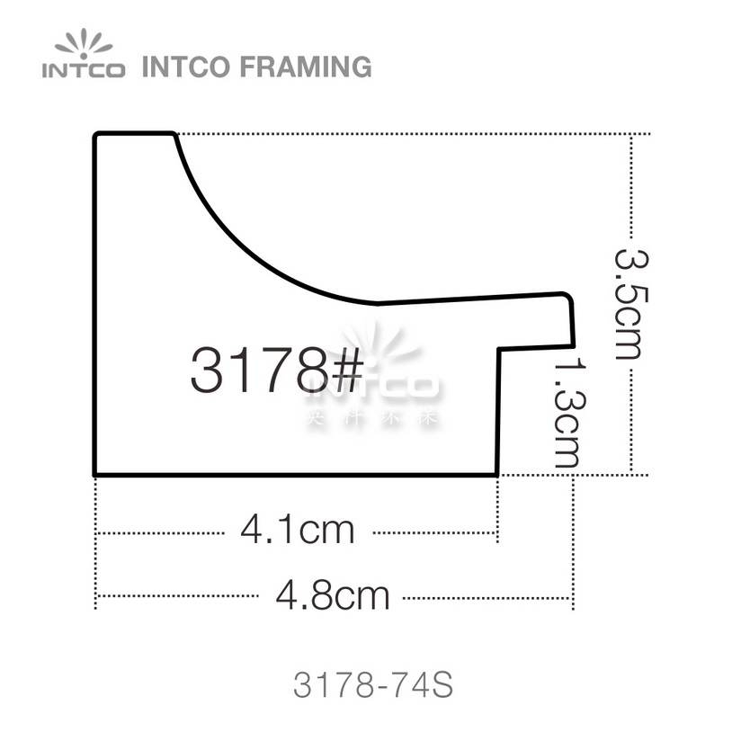 gold picture frame moulding profiles
