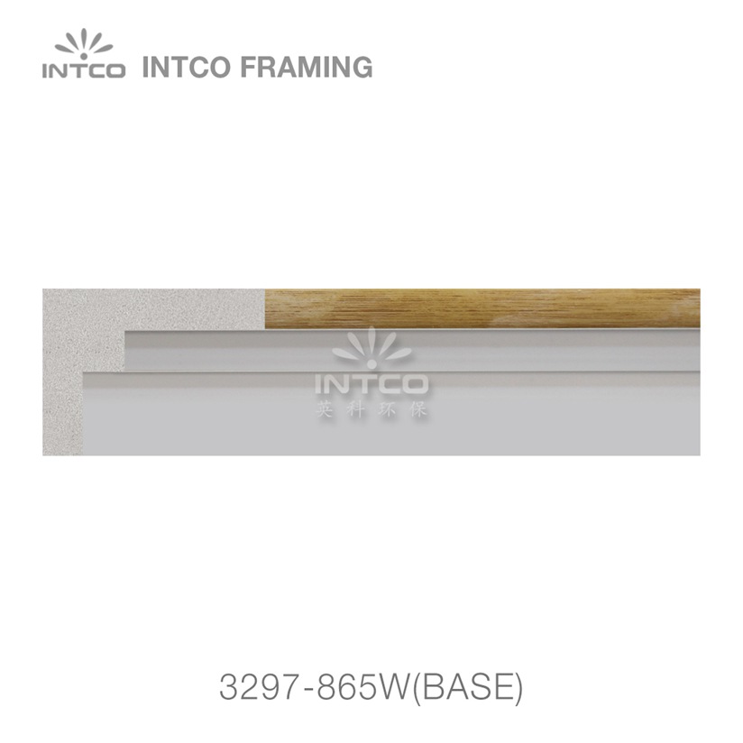 Modern gold picture frame moulding