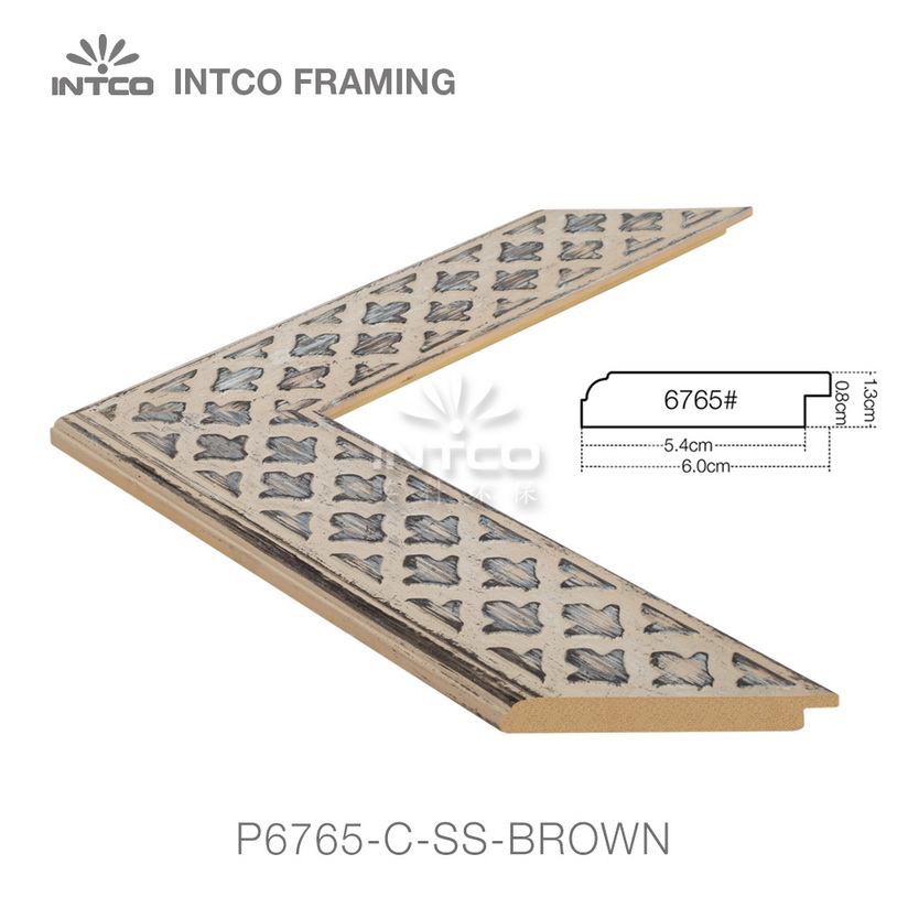 unfinished picture frame moulding by the foot