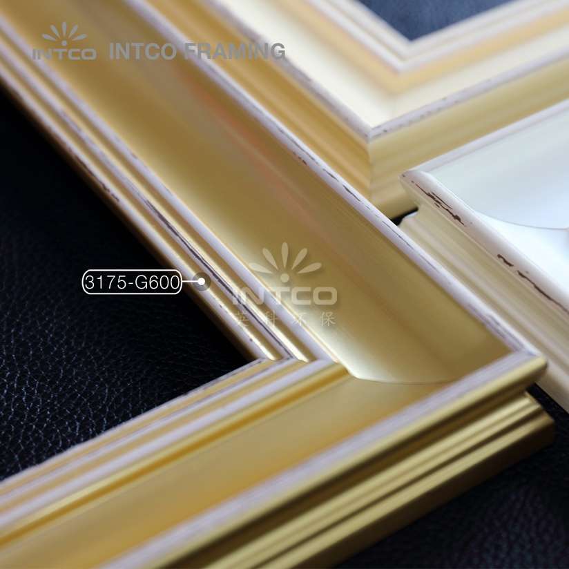 antique gold picture frame moulding