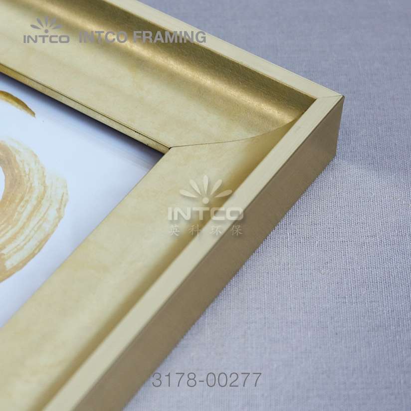 Modern gold picture frame moulding