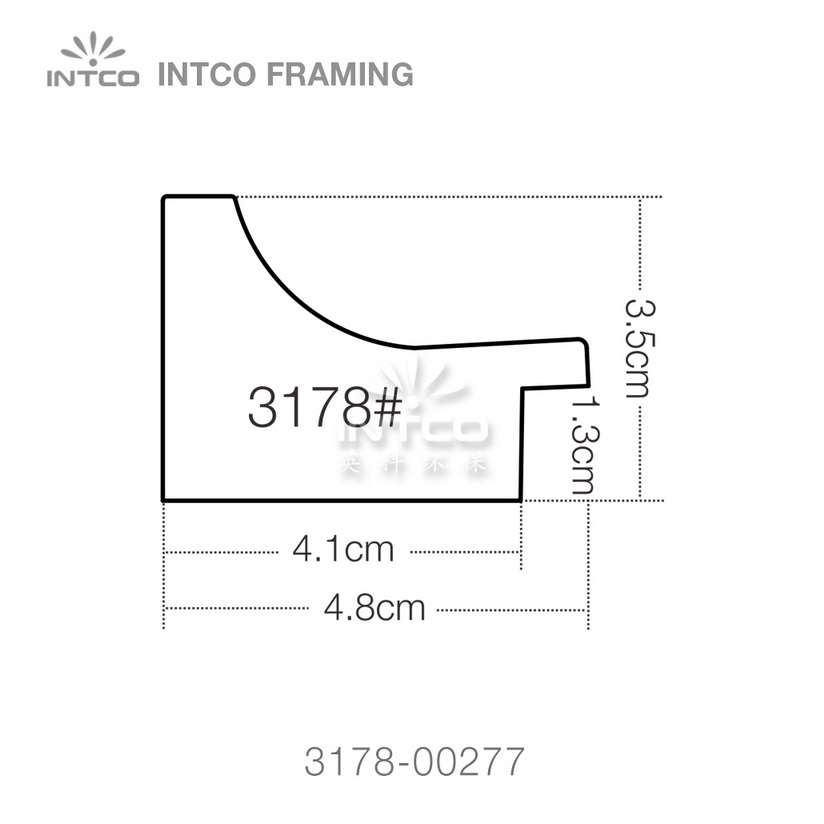 gold picture frame moulding profiles