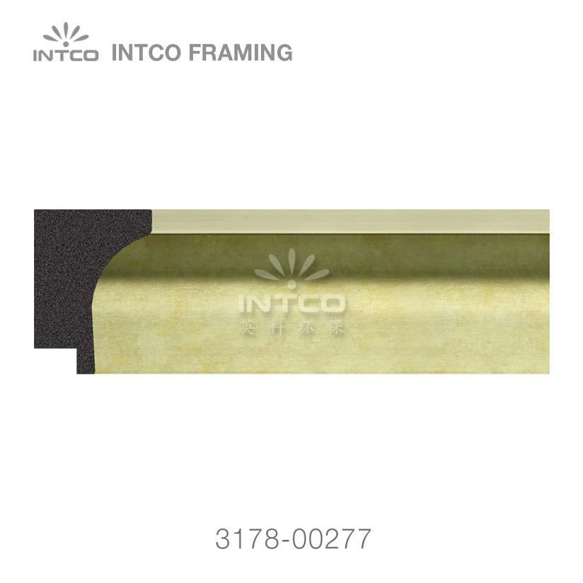 Modern gold picture frame moulding