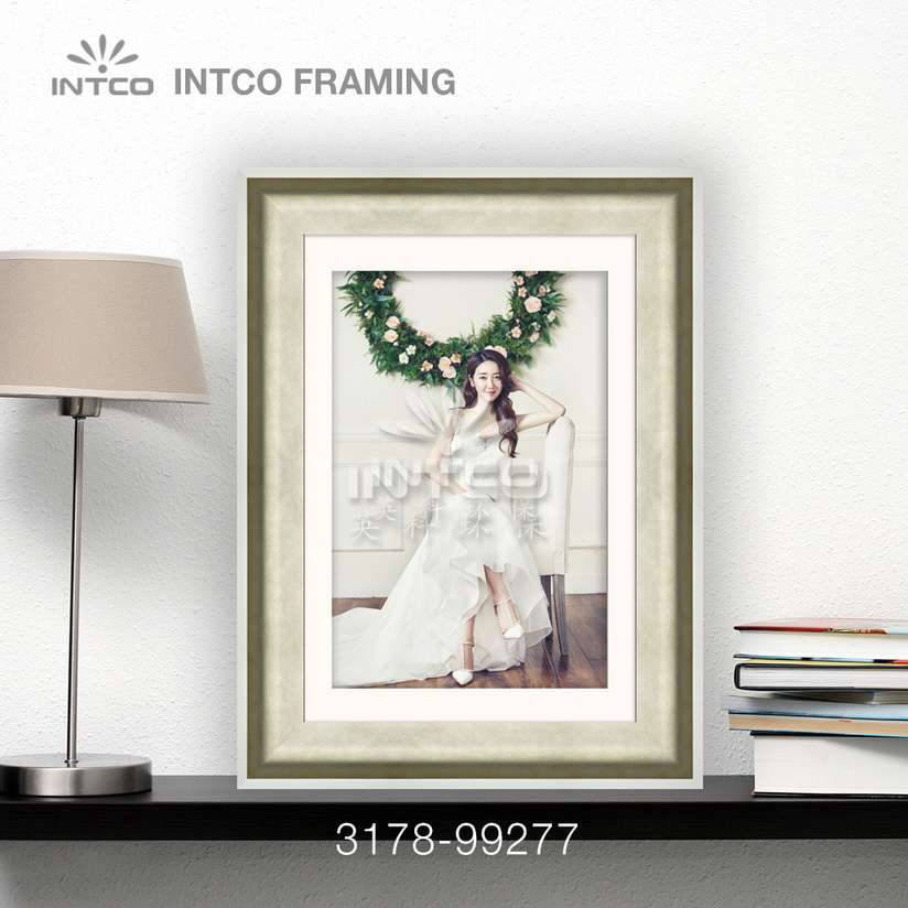 Modern gold picture frame moulding