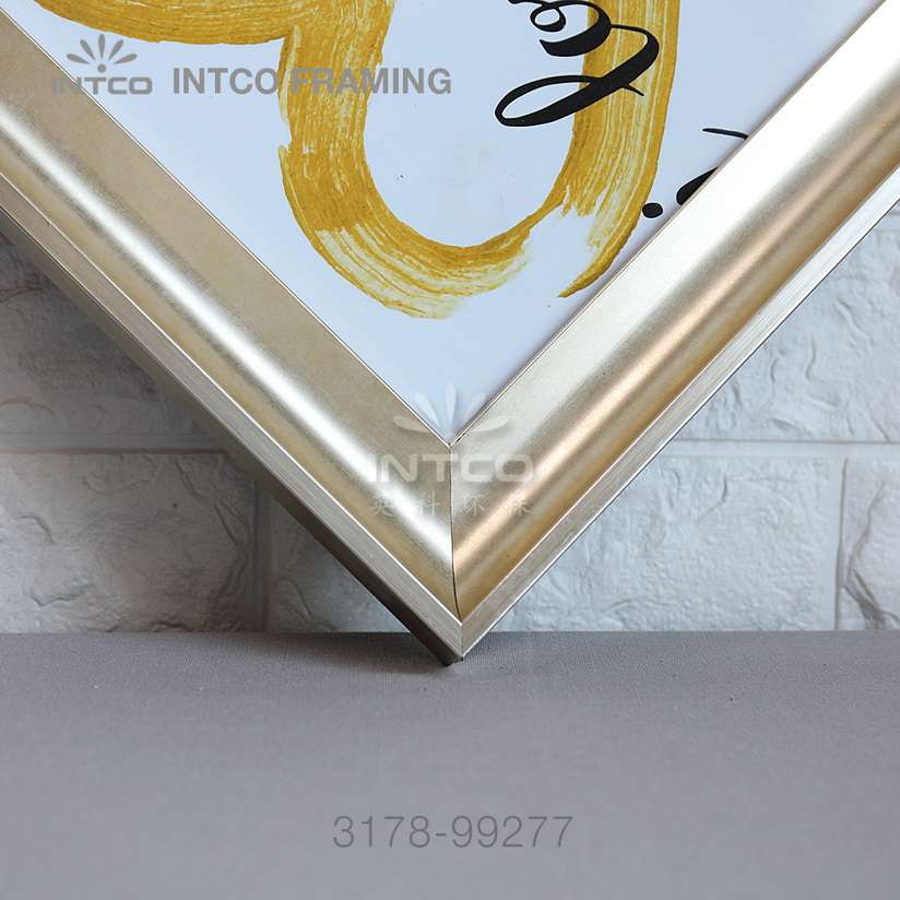 Modern gold picture frame moulding