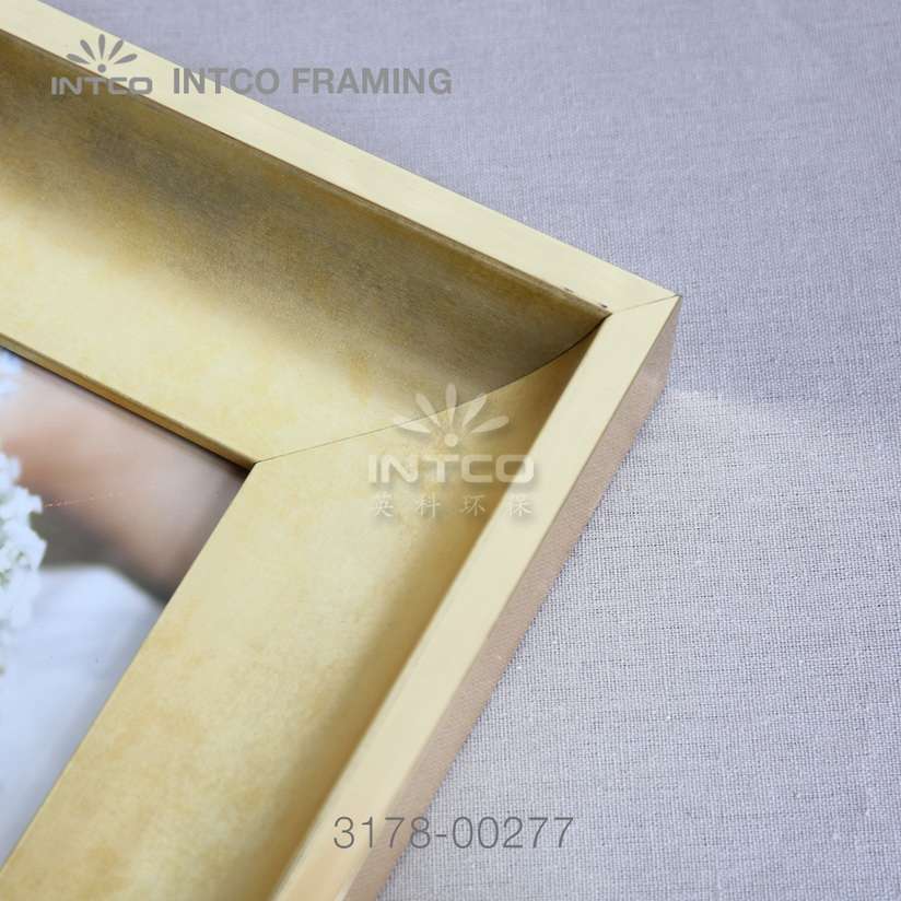 Modern gold picture frame moulding