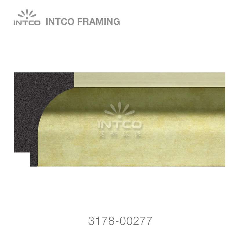 Modern gold picture frame moulding