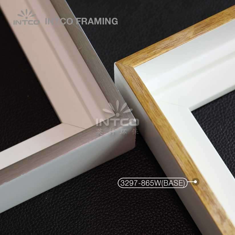 Modern gold picture frame moulding