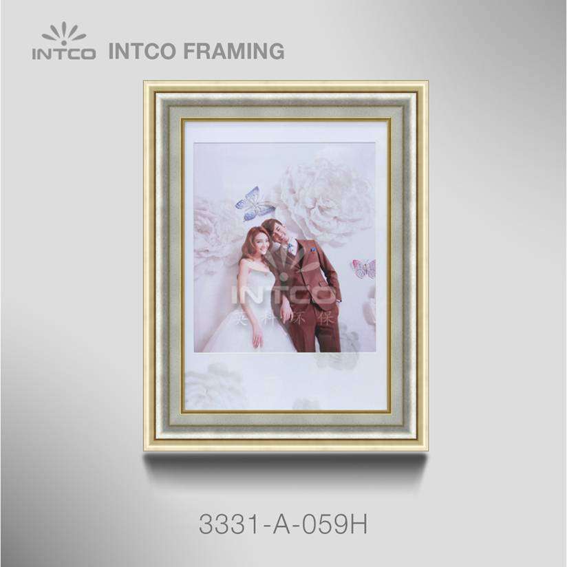 Modern gold picture frame moulding