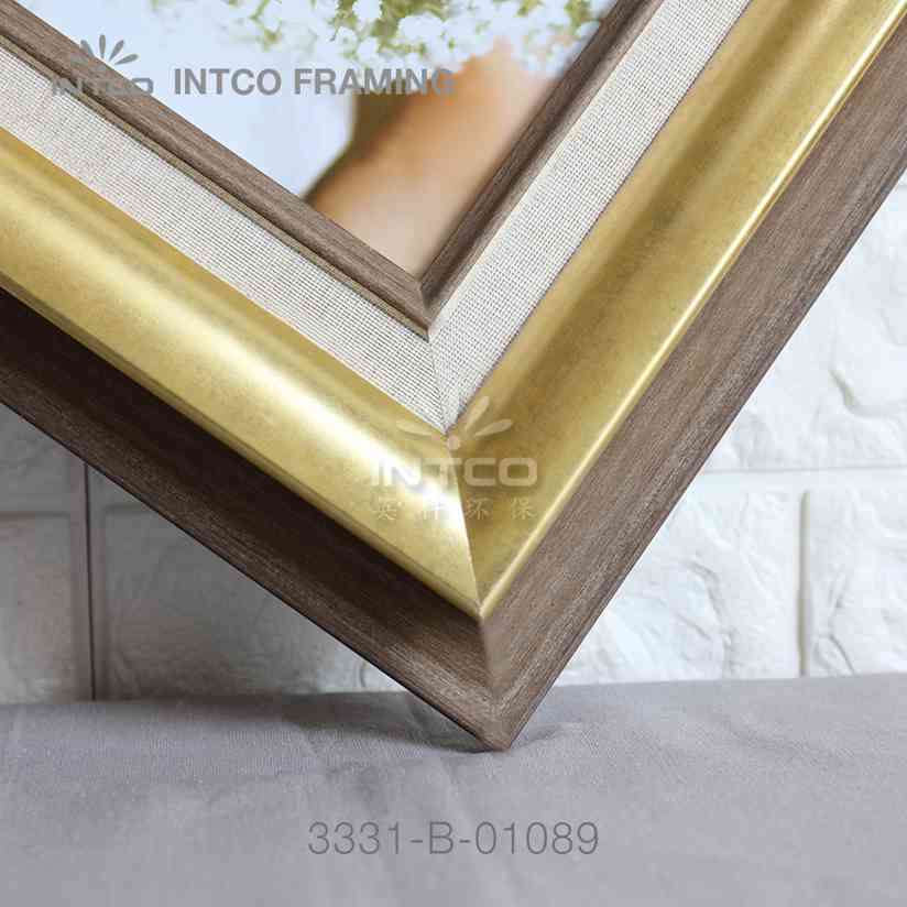 rustic gold picture frame moulding