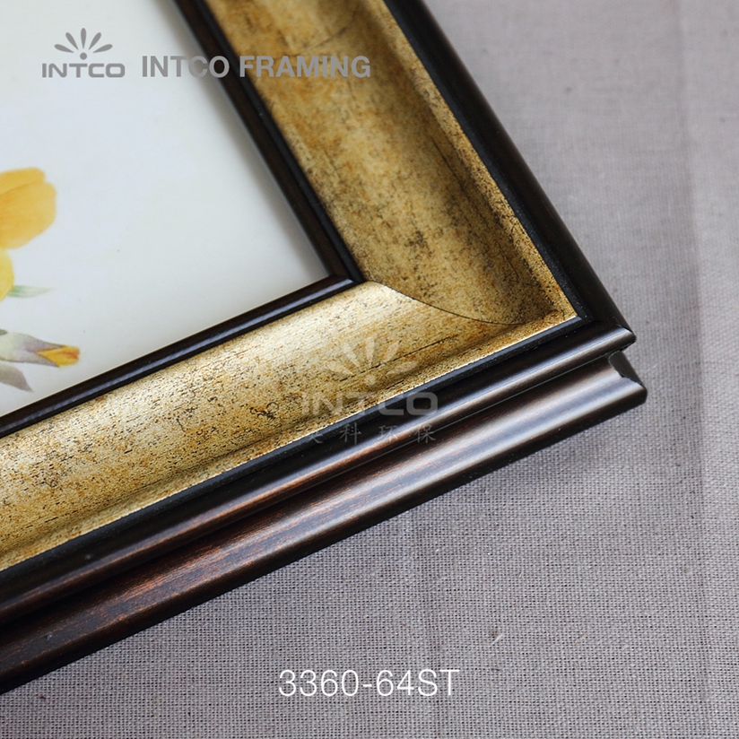 antique gold picture frame moulding