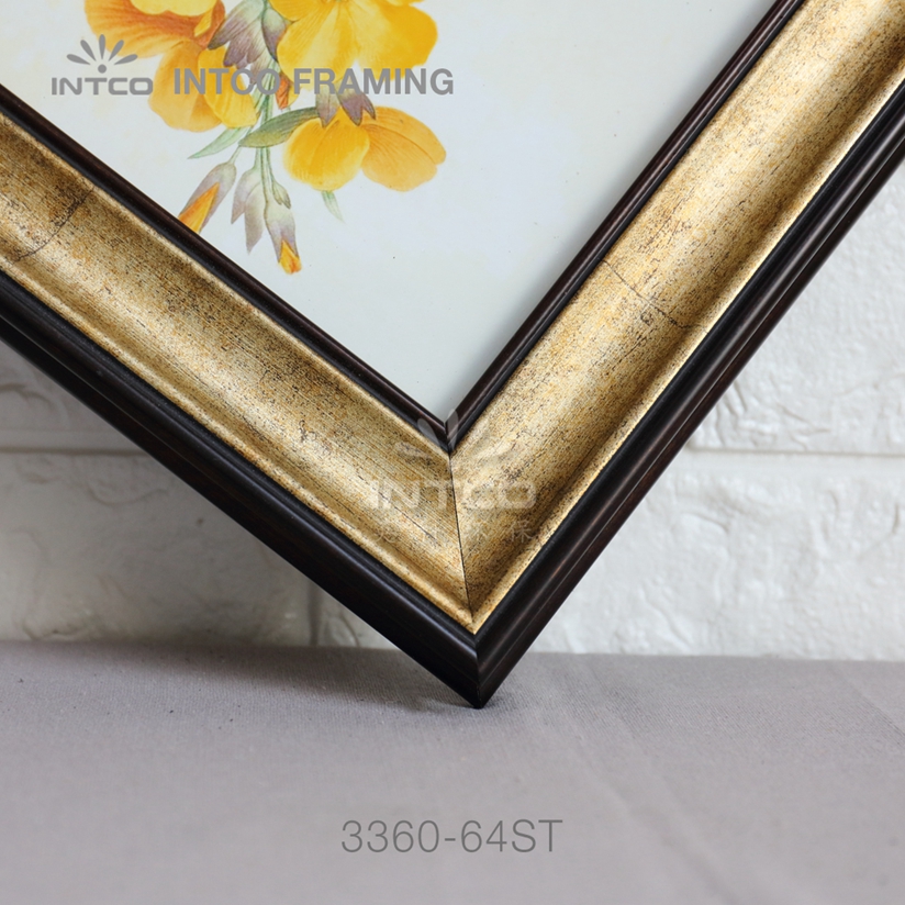 antique gold picture frame moulding