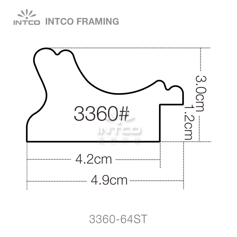 gold picture frame moulding profiles