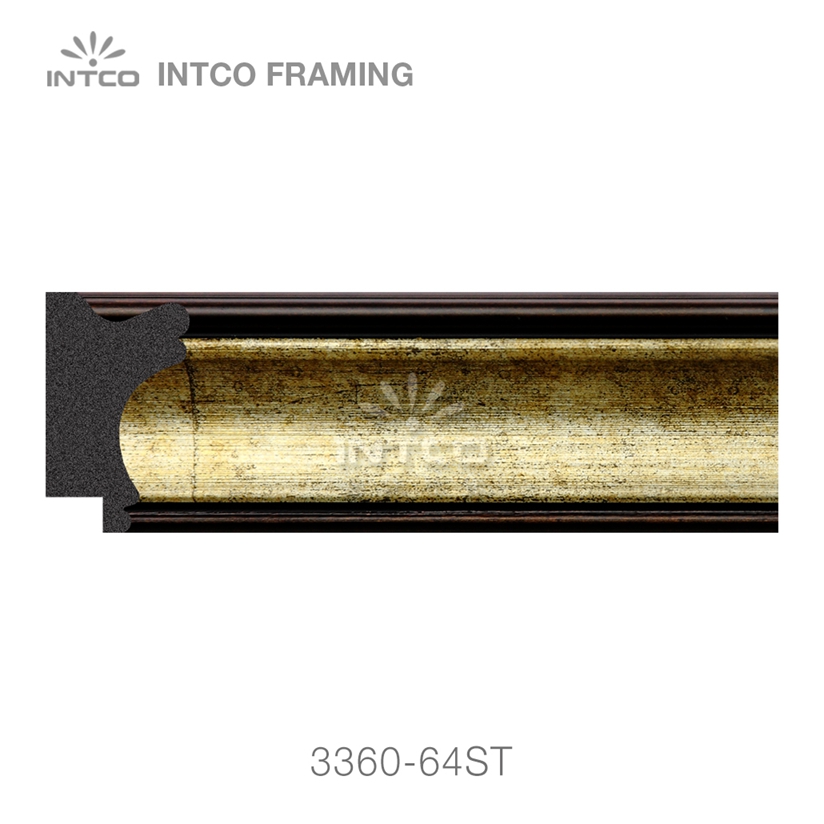 antique gold picture frame moulding