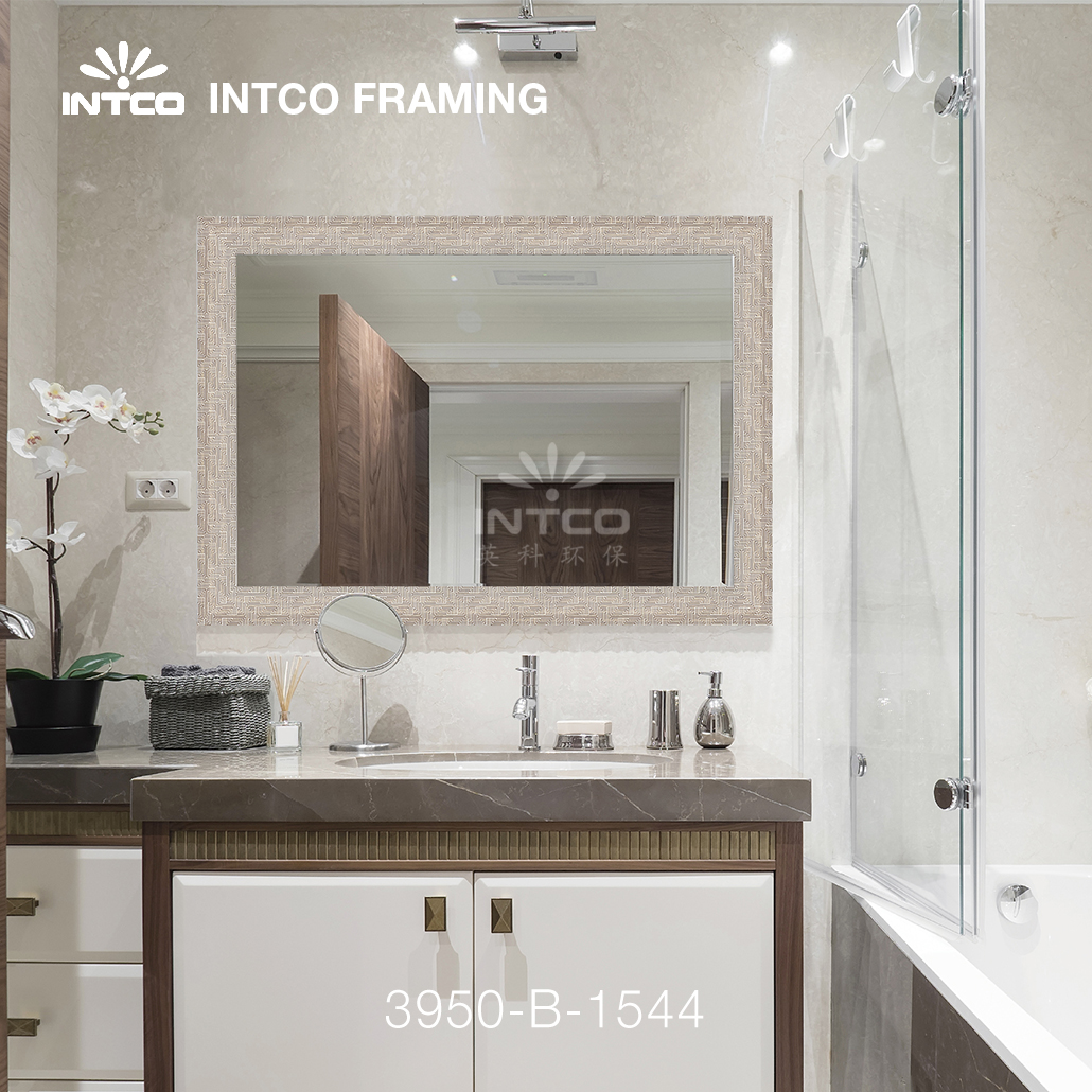INTCO 3950-B-1544 PS moulding for bathroom wall mirror ideas