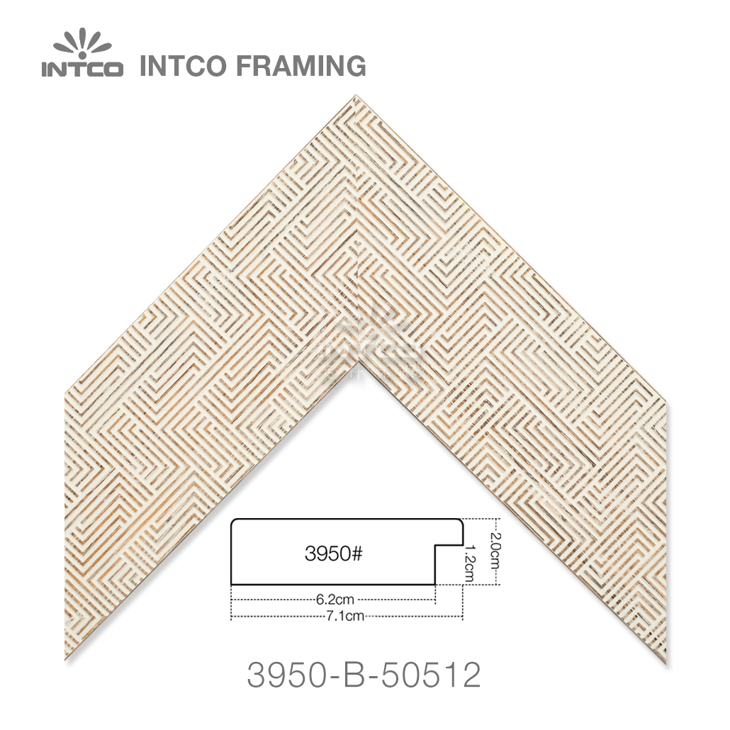 INTCO 3950-B-50512 PS unfinished mirror frame moulding