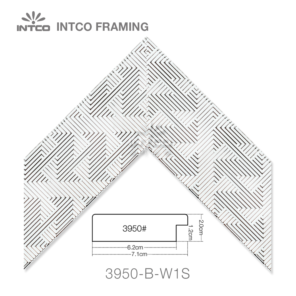 INTCO 3950-B-W1S PS unfinished mirror frame moulding