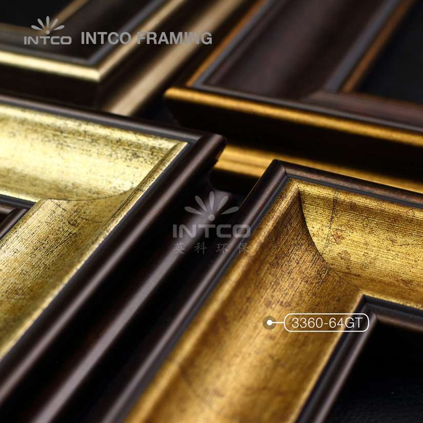 antique gold picture frame moulding