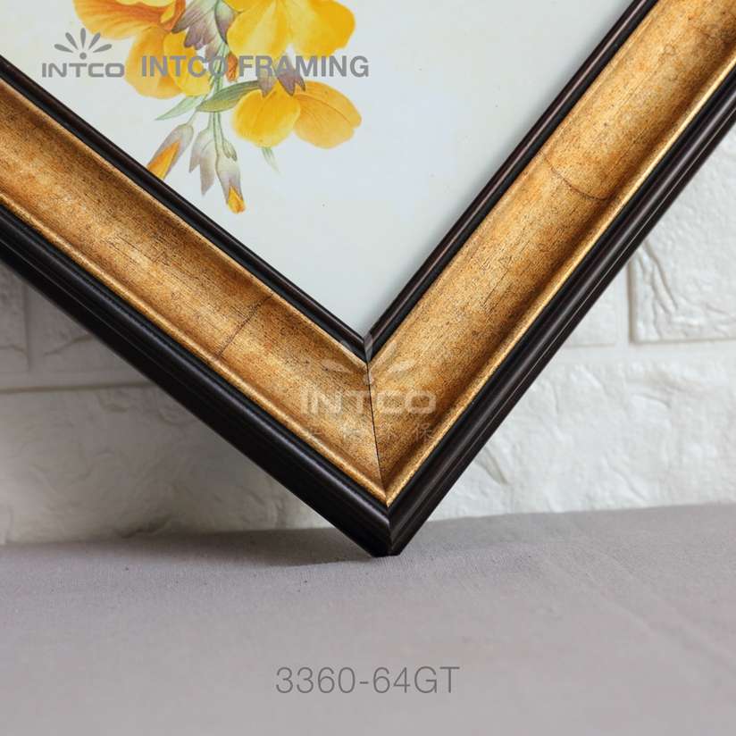 antique gold picture frame moulding