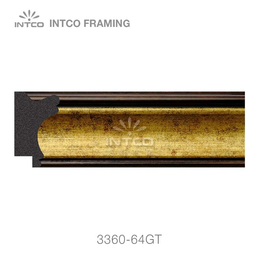 antique gold picture frame moulding
