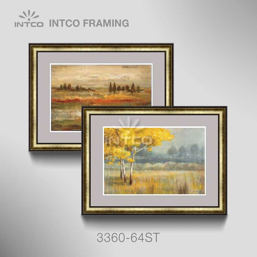 antique gold picture frame moulding