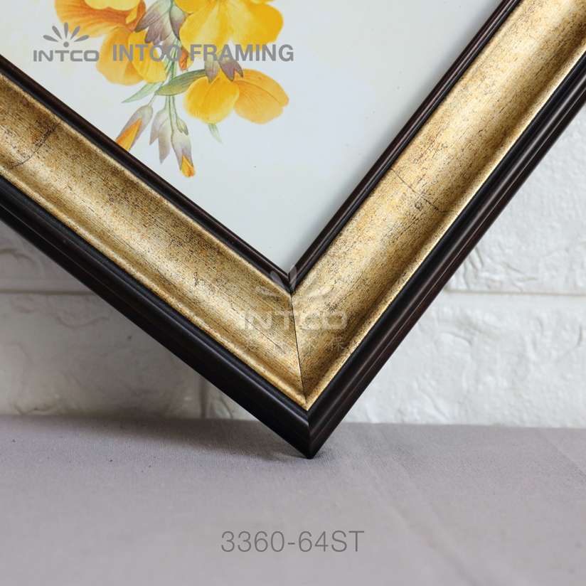 antique gold picture frame moulding