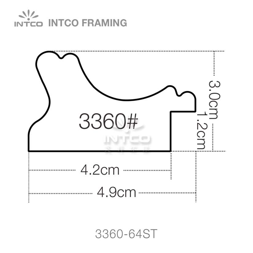 gold picture frame moulding profiles