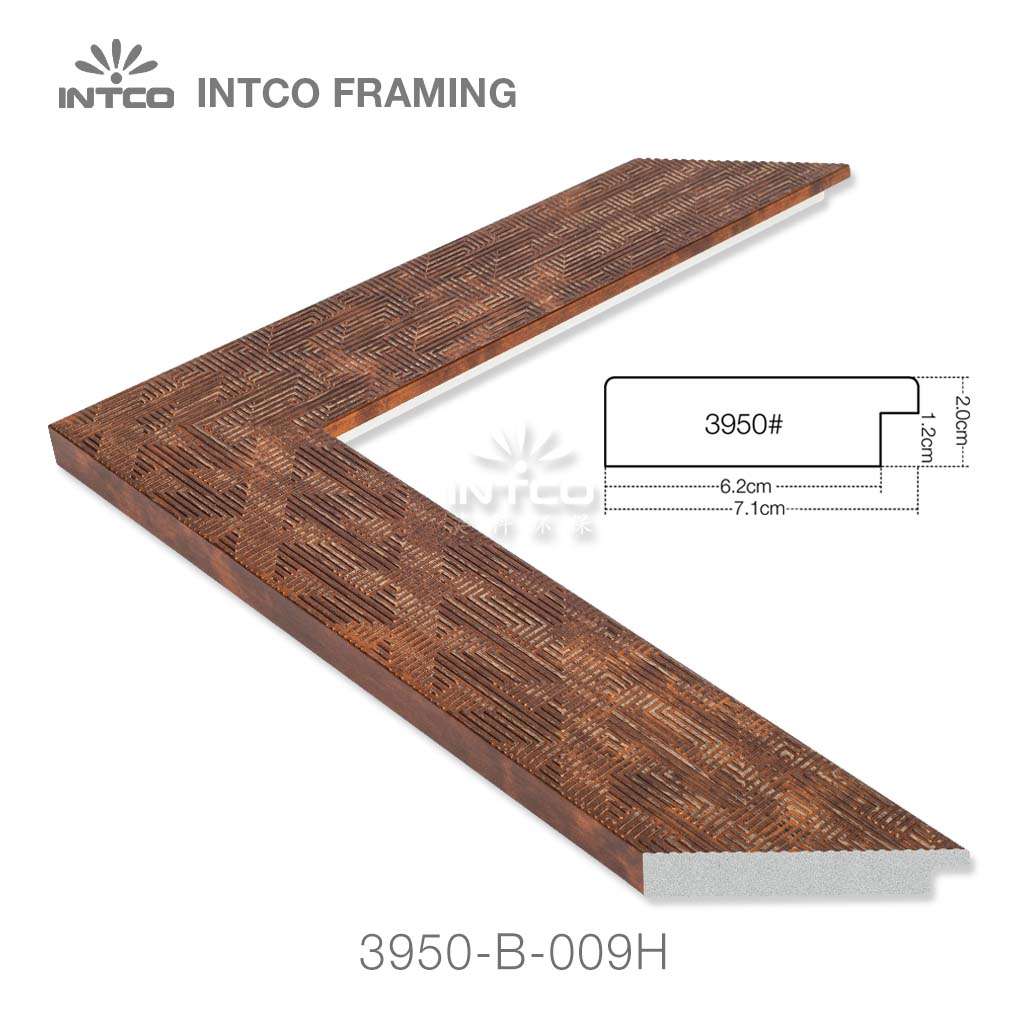 INTCO 3950-B-009H PS bronze unfinished mirror frame moulding