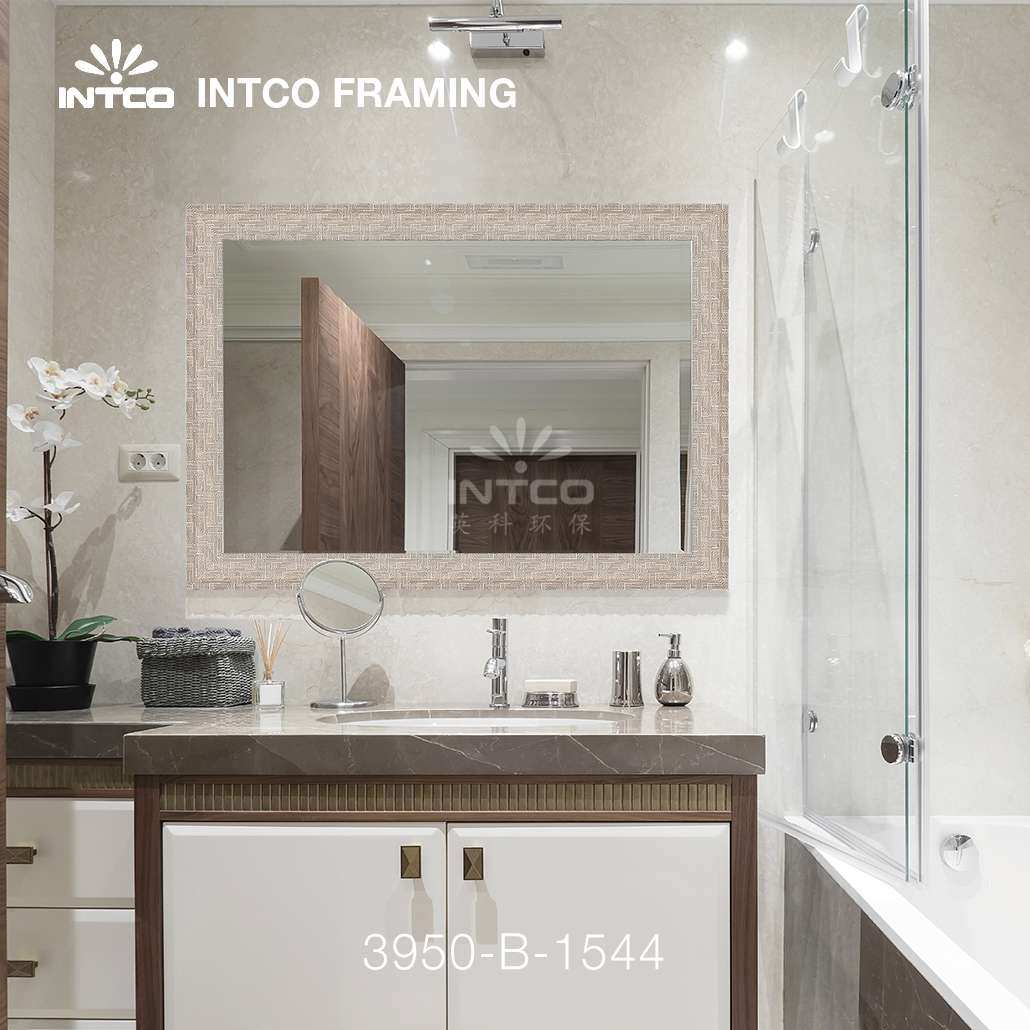 INTCO 3950-B-1544 PS moulding for bathroom wall mirror ideas