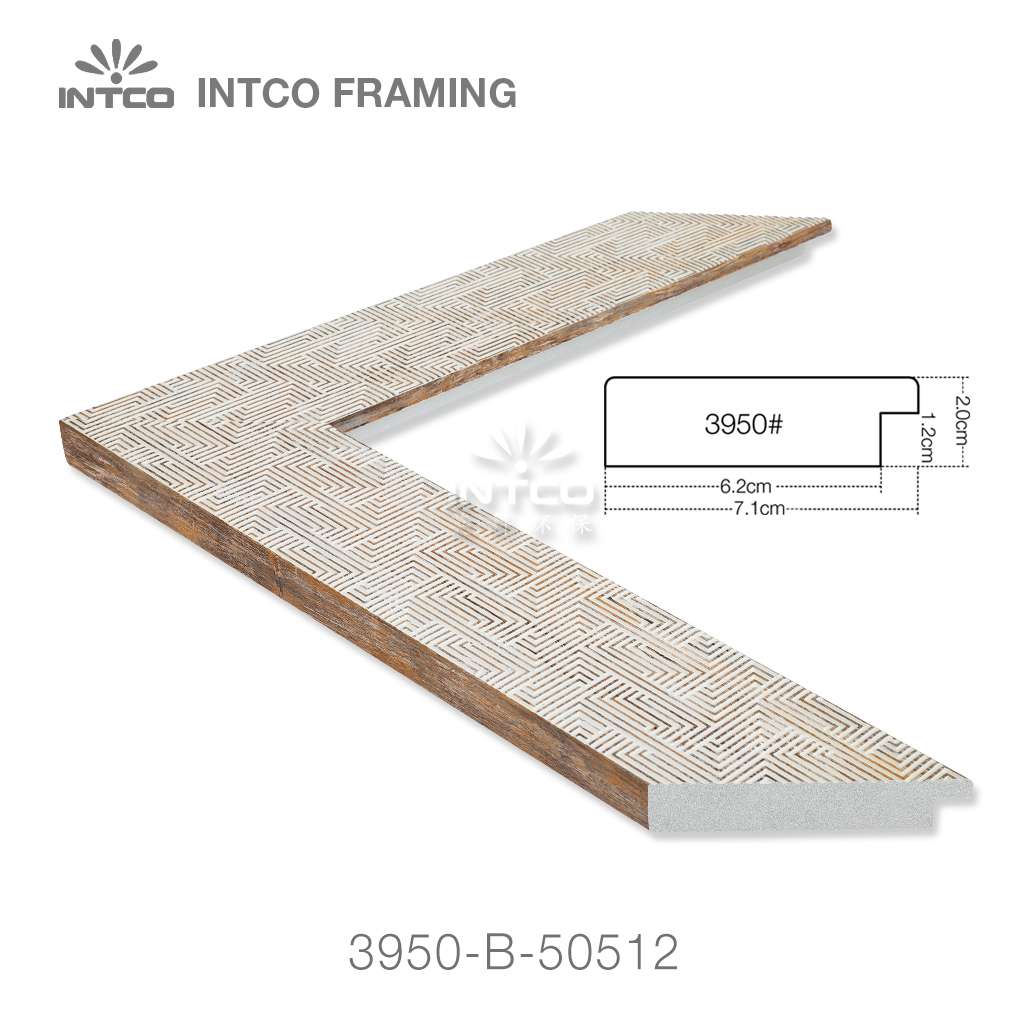 INTCO 3950-B-50512 PS unfinished mirror frame moulding wholesale