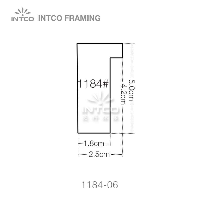 INTCO 1184 series PS art picture frame profile