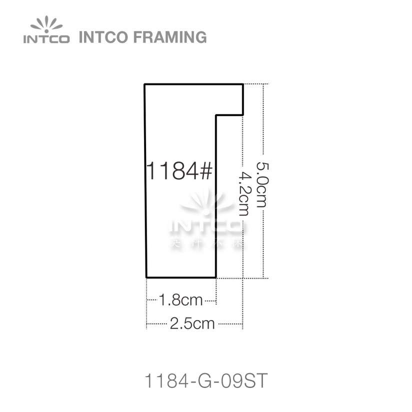 INTCO 1184 series PS art picture frame profile