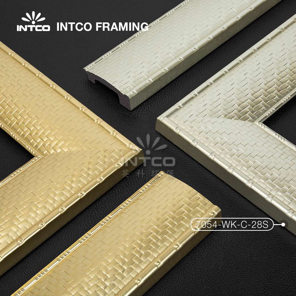 Vintage gold picture frame moulding
