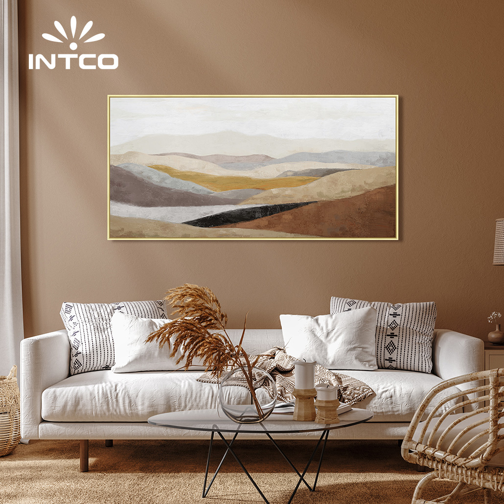 Modern gold picture frame moulding
