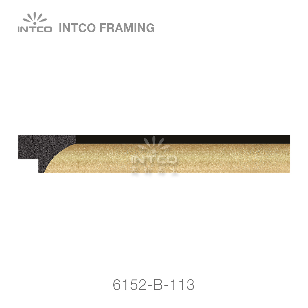 Modern gold picture frame moulding