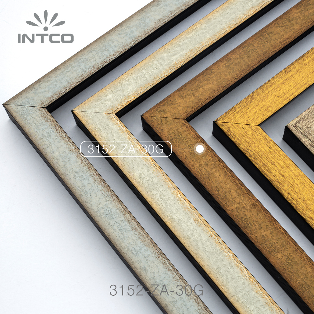Intco picture frame moulding can be available in multiple finishes