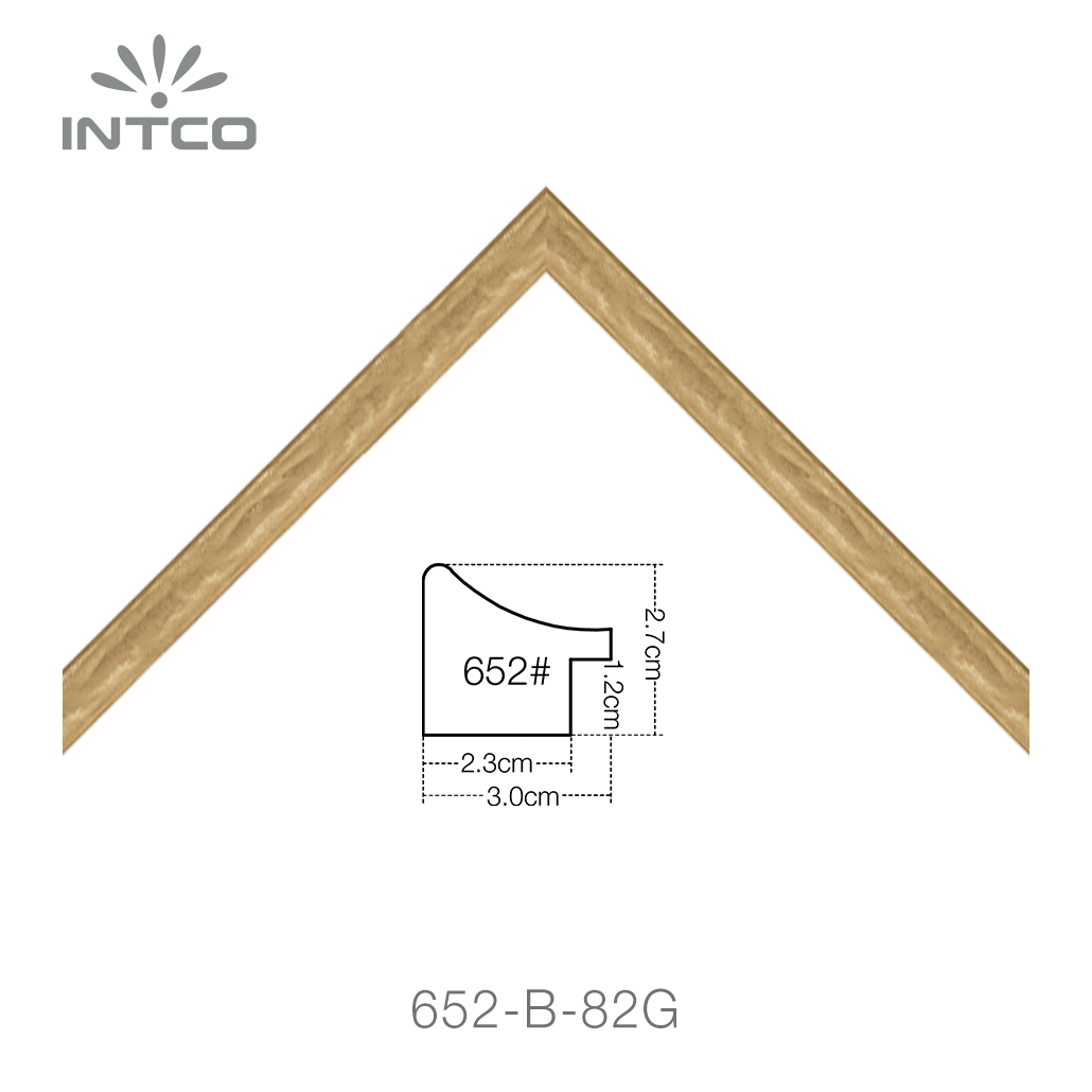 gold unfinished picture frame moulding