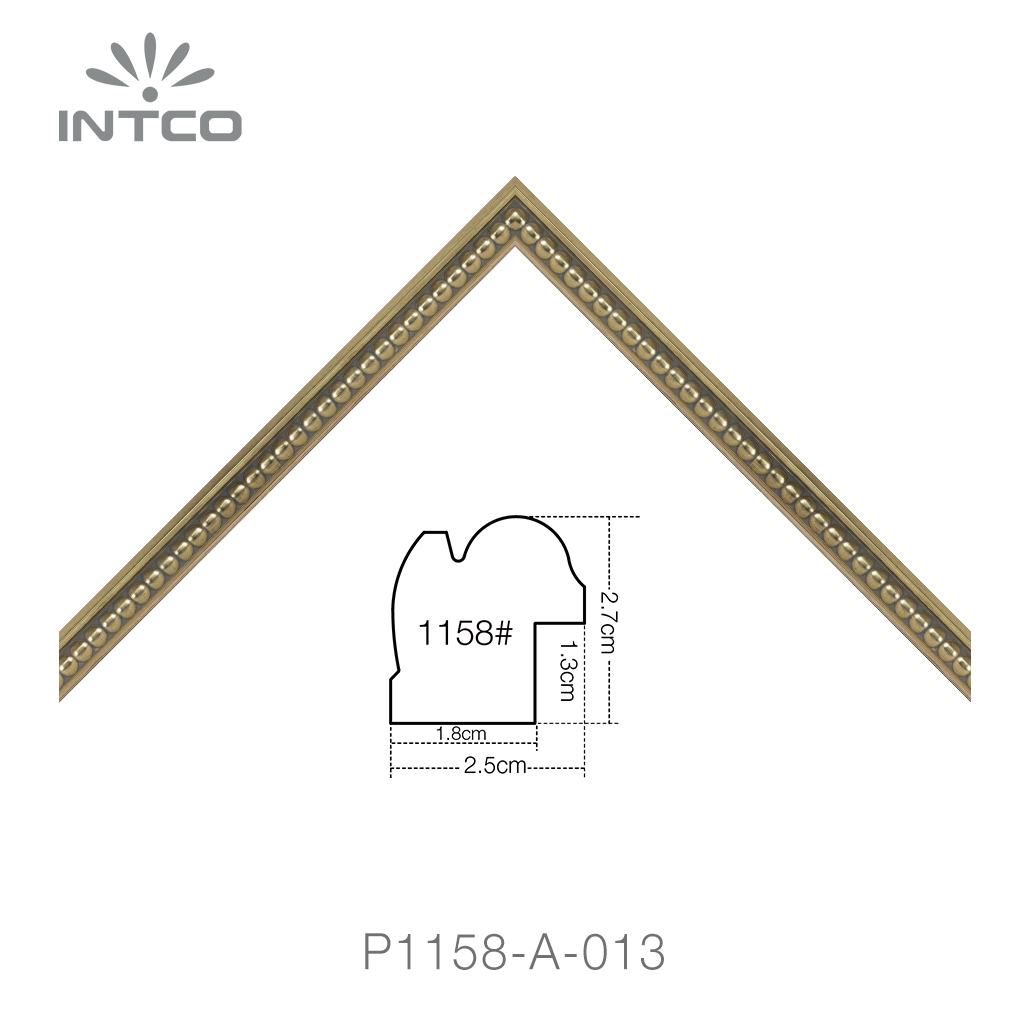 gold unfinished classic picture frame moulding
