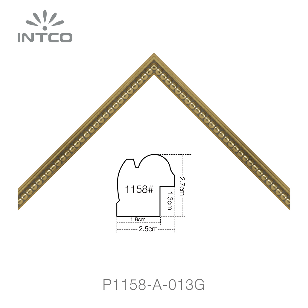 gold unfinished classic picture frame moulding